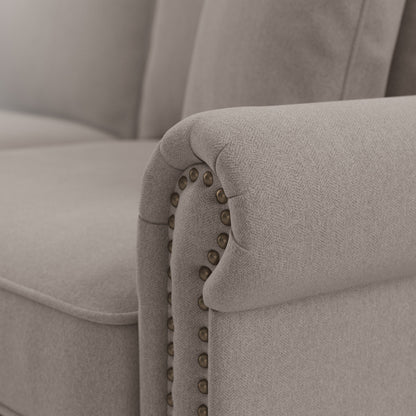 Divano grande da soggiorno a 3 posti Coventry 85W di Bush Furniture