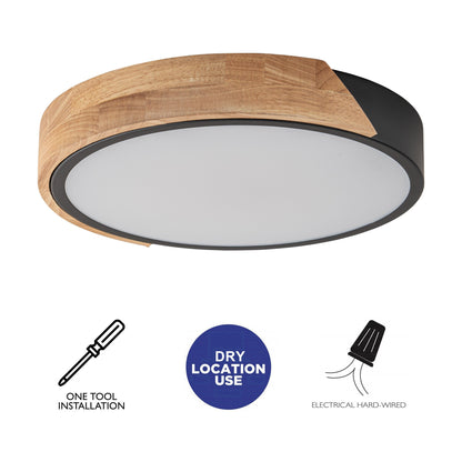 Lampada da soffitto a LED integrata Cattleya 5CCT