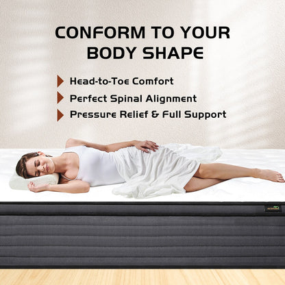 Materasso ibrido matrimoniale CHEVNI 14 Pillow Top Medium Pocket Spring