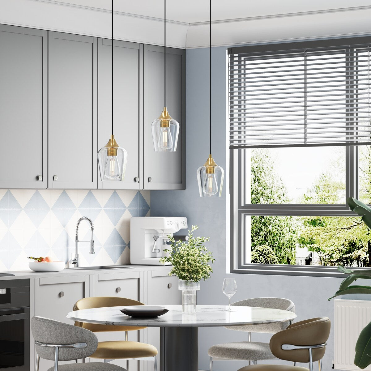 Lampada a sospensione CO-Z a 1 luce con altezza regolabile