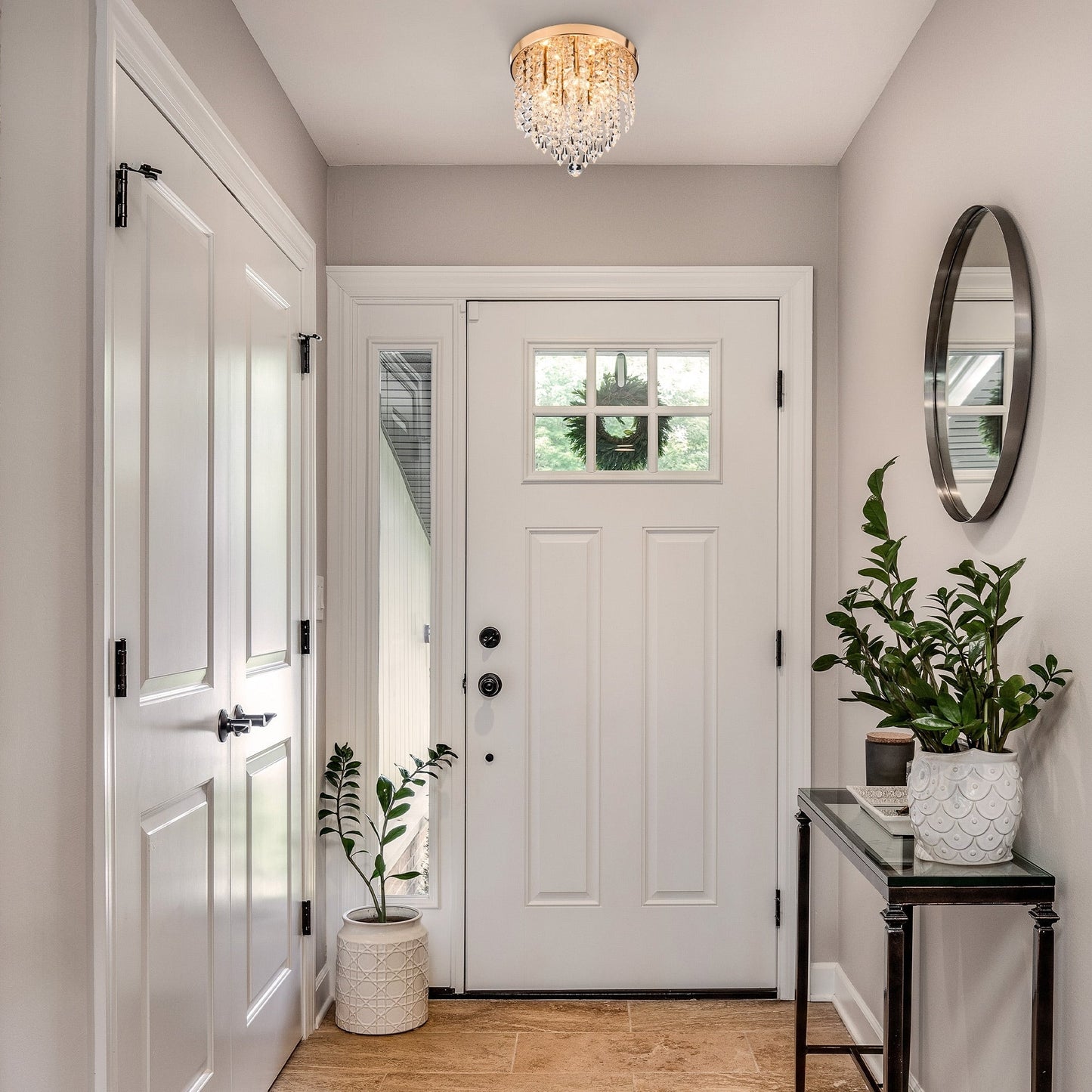 Lampadario da soffitto in cristallo a filo CO-Z 11 a 5 luci