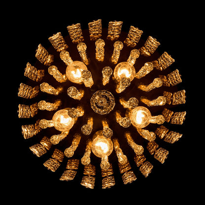 Lampadario da soffitto in cristallo a filo CO-Z 11 a 5 luci