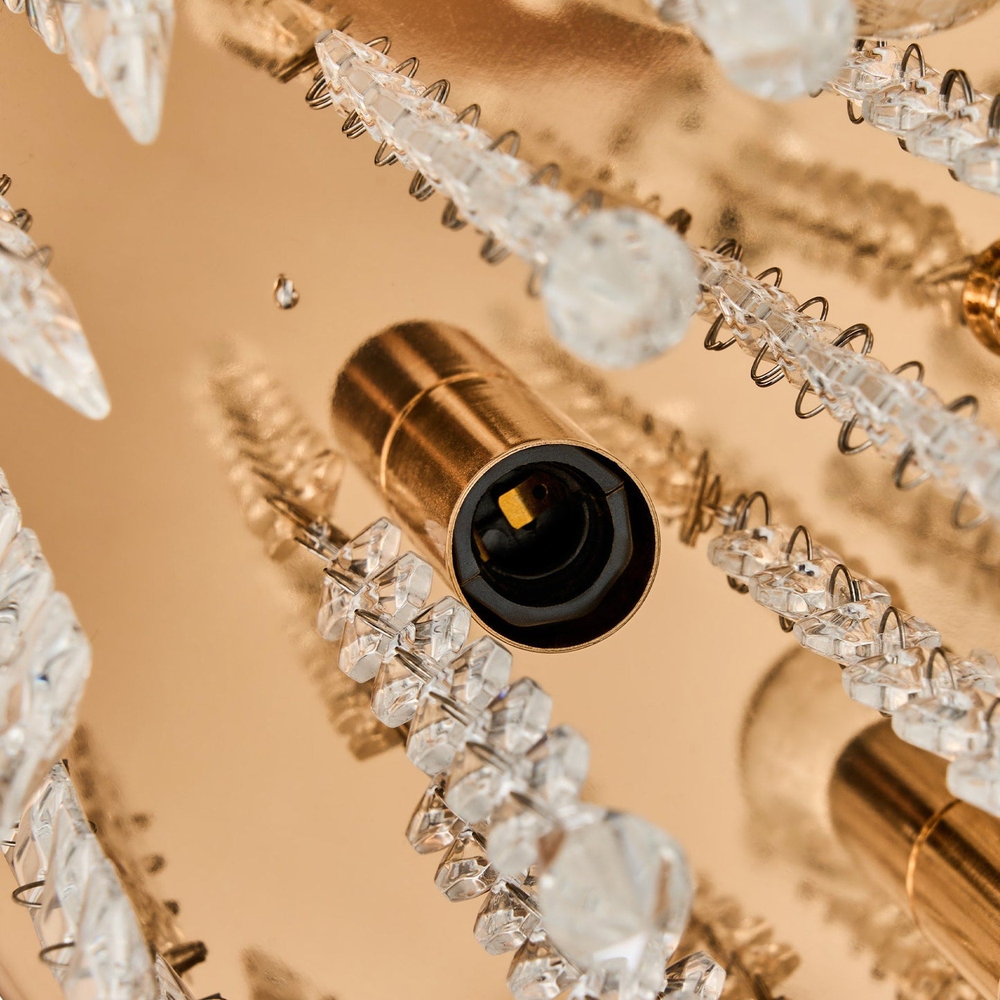 Lampadario da soffitto in cristallo a filo CO-Z 11 a 5 luci