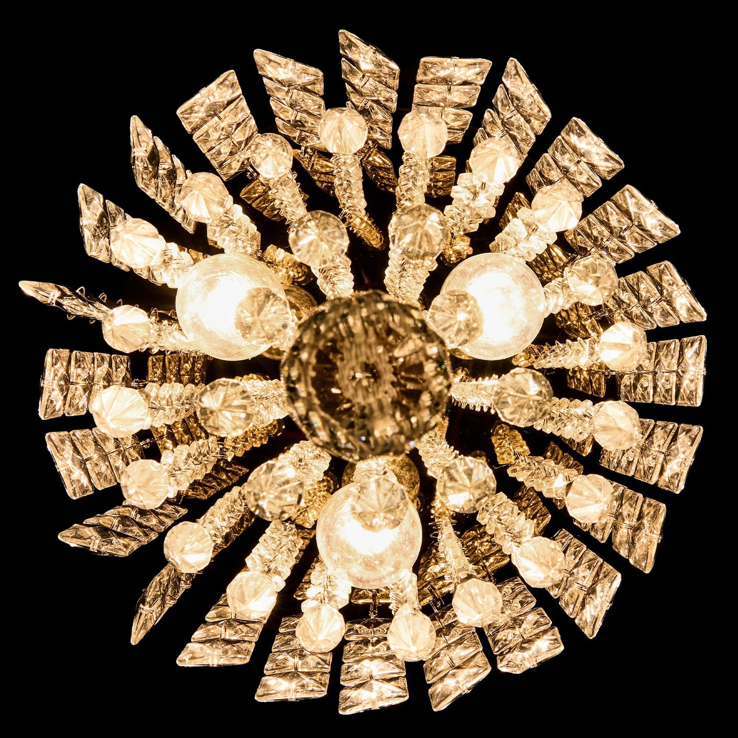 Lampadario in cristallo mini a 3 luci CO-Z con cristalli a goccia