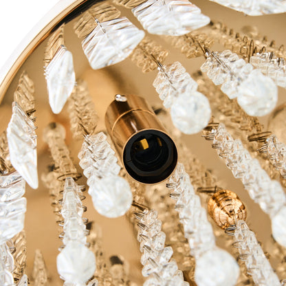 Lampadario in cristallo mini a 3 luci CO-Z con cristalli a goccia