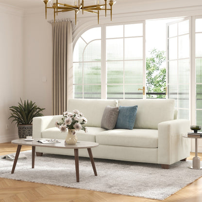 Divano imbottito CO-Z 86.6 per soggiorno, divano a 3 posti