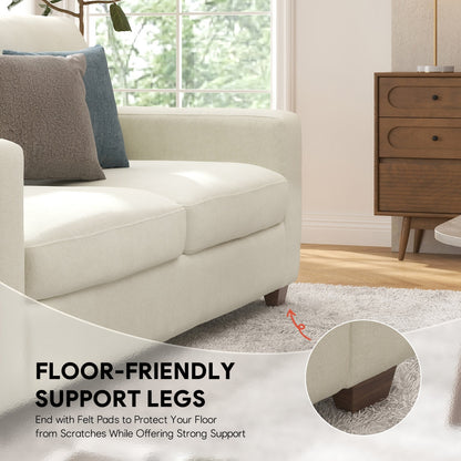 Divano imbottito CO-Z 86.6 per soggiorno, divano a 3 posti