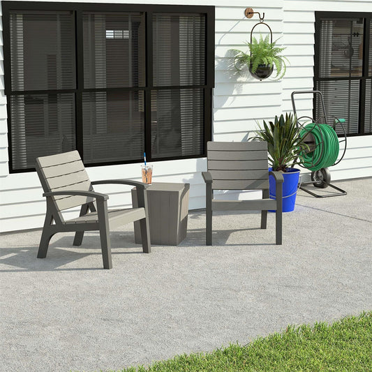 Set di 3 pezzi in resina COSCO