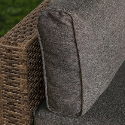 COSIEST - Set di divani componibili in vimini per esterni da 7 pezzi