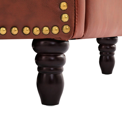 COZYMAN Poltrone reclinabili moderne in vera pelle, regolabili con schienale e braccioli comodi, set da 2