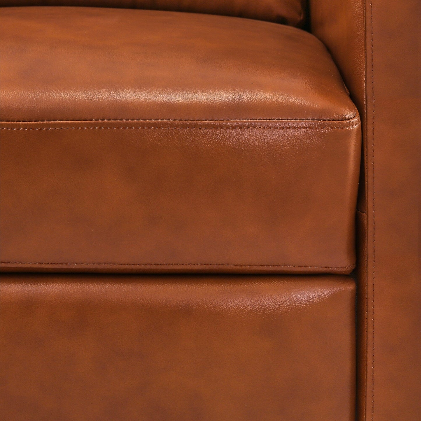 COZYMAN Poltrone reclinabili moderne in vera pelle, regolabili con schienale e braccioli comodi, set da 2