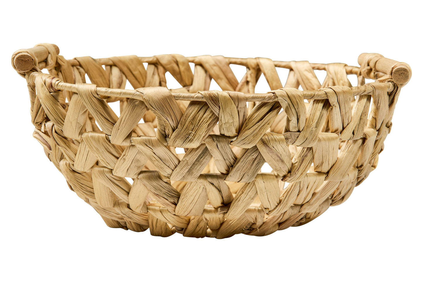 Fatto In Casa - Cesta Porta Frutta Con Manici Trama Treccia