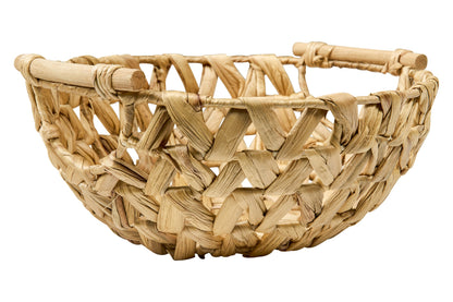 Fatto In Casa - Cesta Porta Frutta Con Manici Trama Treccia