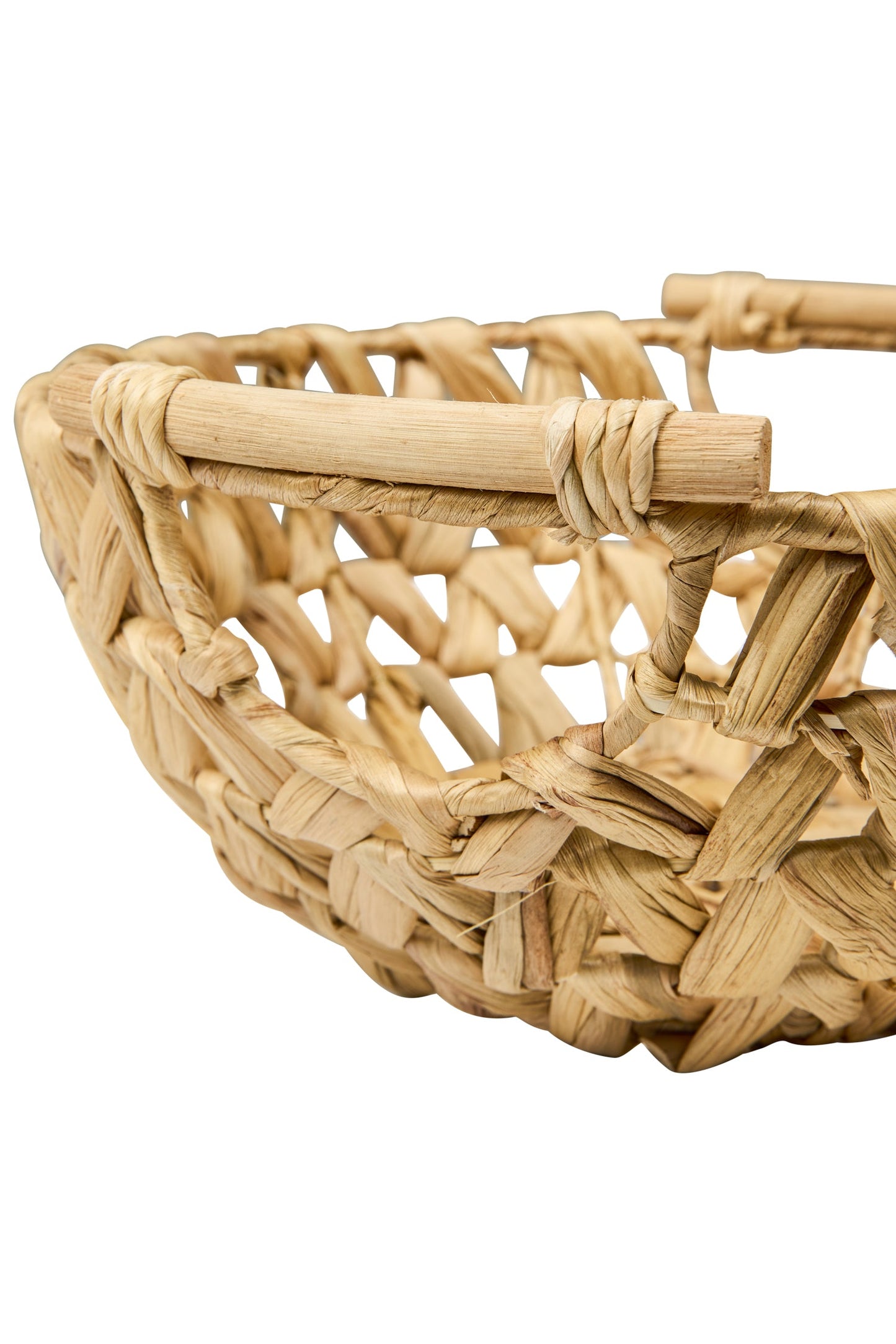 Fatto In Casa - Cesta Porta Frutta Con Manici Trama Treccia