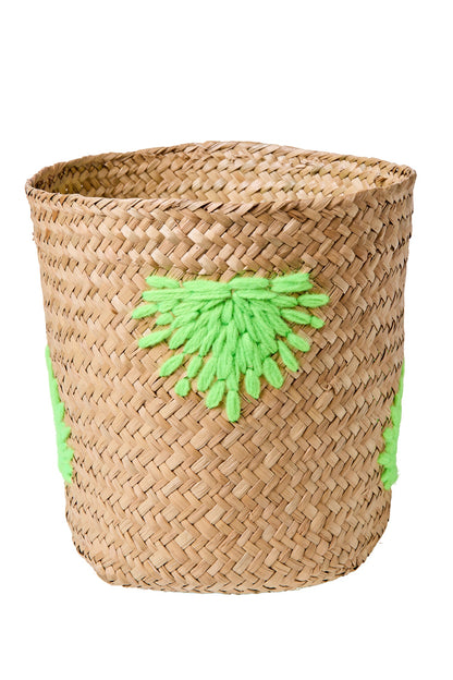 Pagbati - Cestino Decoro Ricamo Palma