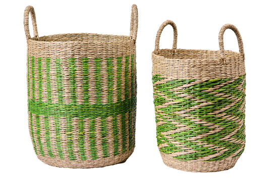 Serres - Cesti Set 1/2 Naturale E Verde