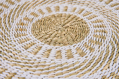 Cueva - Sottopiatto Seagrass Beige E Bianco