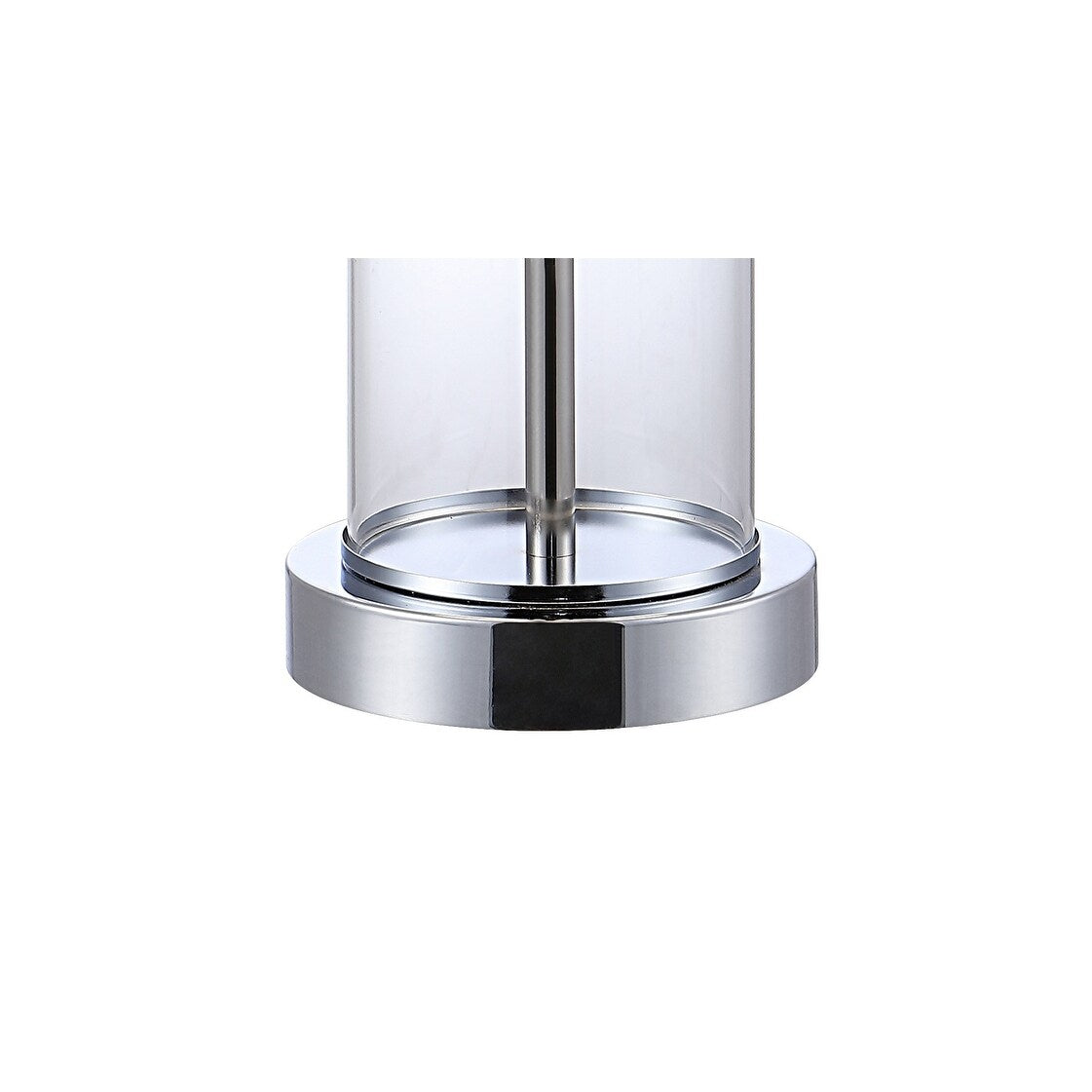 Lampada da tavolo a LED moderna e contemporanea Cabell 21 in vetro con ricarica USB, bronzo lucidato a olio (set da 2) di JONATHAN Y