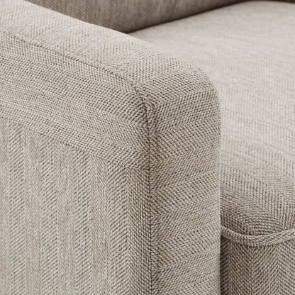 Poltrona reclinabile girevole con schienale a spinta Cadeau di iNSPIRE Q Modern