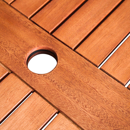 Set da pranzo impilabile in legno Caladesi