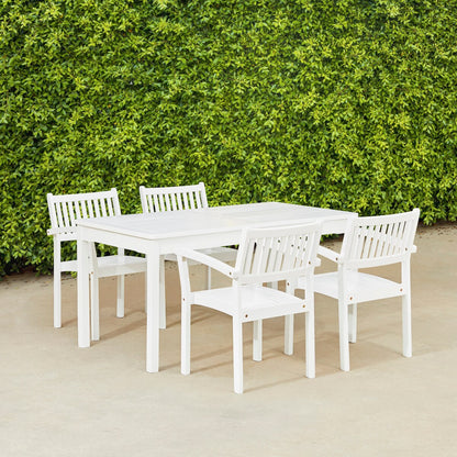 Set da pranzo impilabile in legno Caladesi