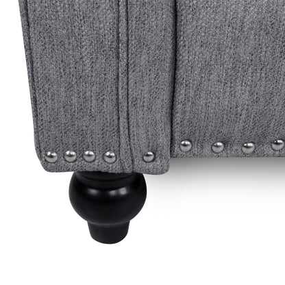 Poltrona reclinabile imbottita contemporanea Callade di Christopher Knight Home