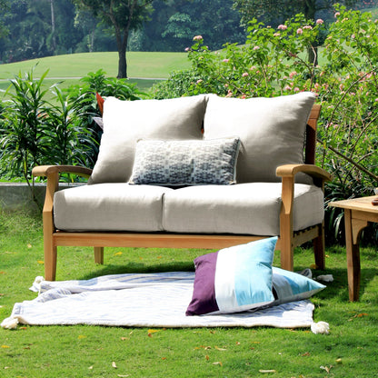 Set da conversazione per patio in teak Cambridge Casual Caterina, 4 pezzi