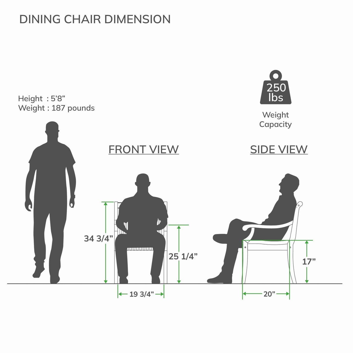 Set da pranzo per patio Cambridge Casual Chara in teak da 5 pezzi con cuscino