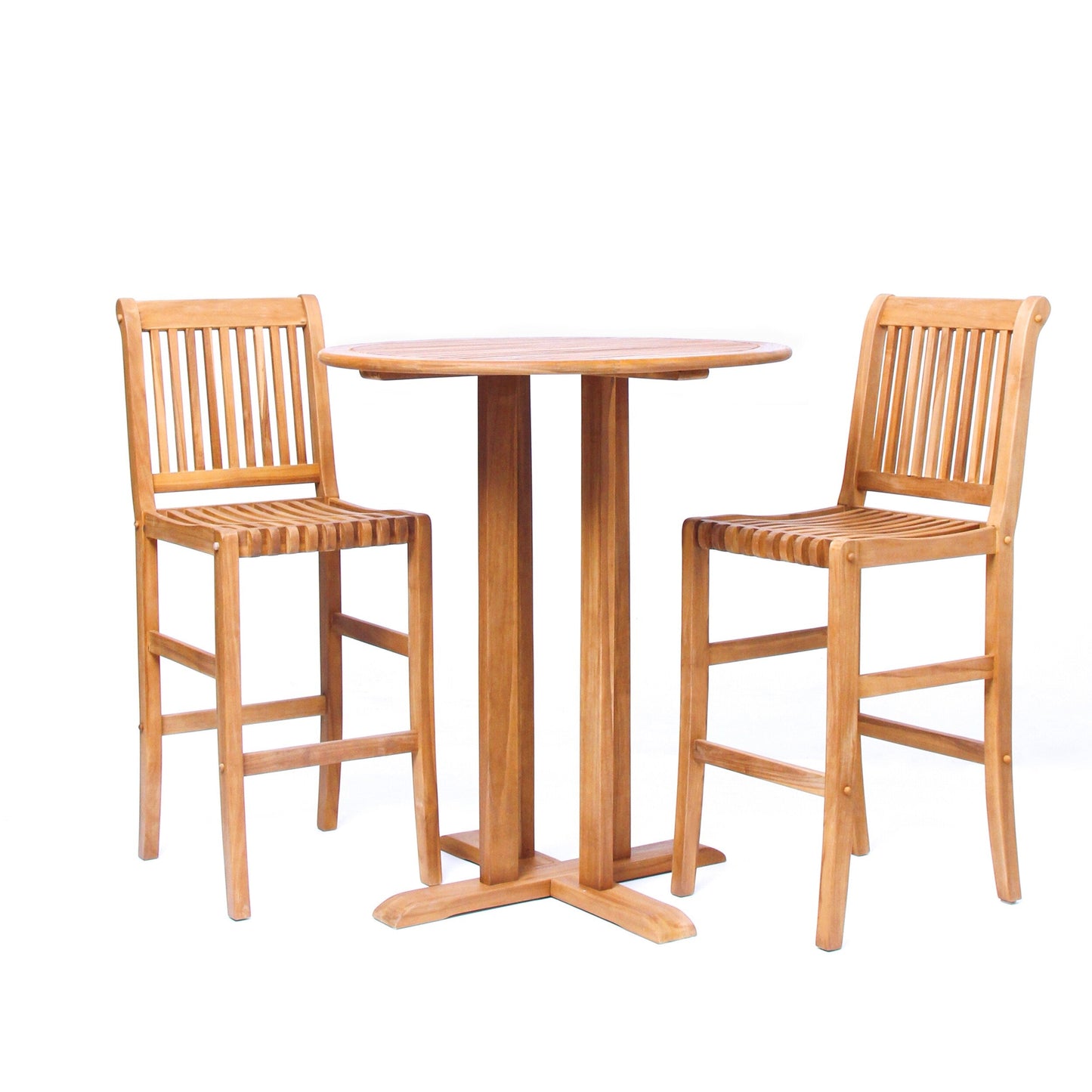 Set da bistrot Cambridge Casual Chara Teak da 3 pezzi