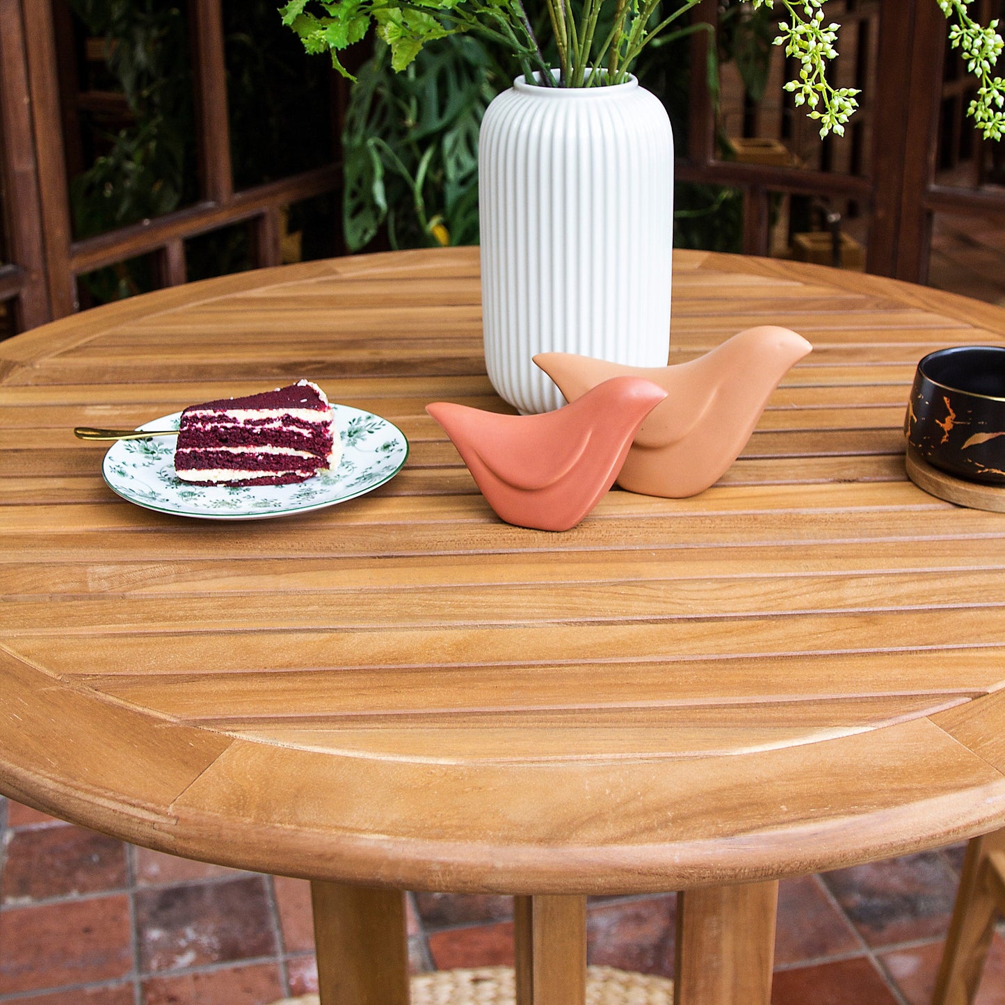 Set da bistrot Cambridge Casual Chara Teak da 3 pezzi