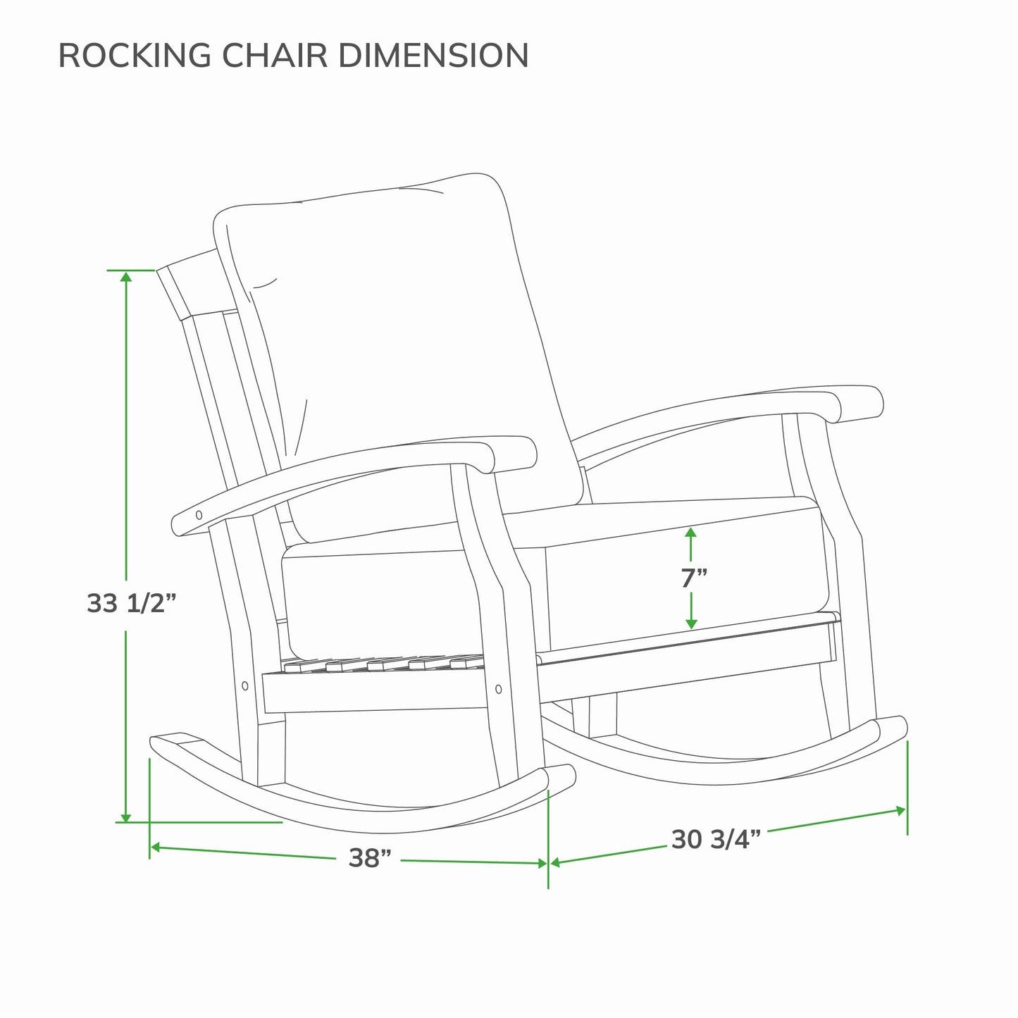 Set da giardino Cambridge Casual Leon in teak da 3 pezzi con cuscino