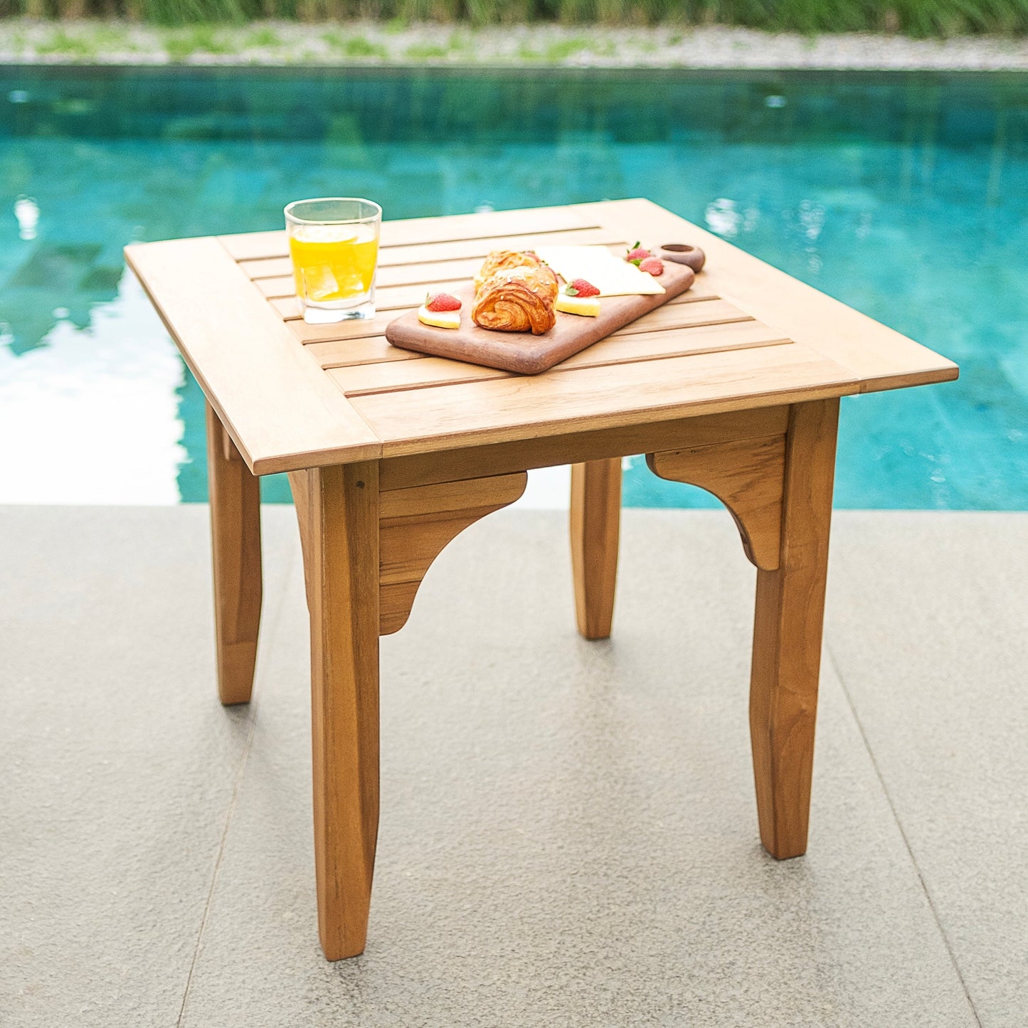 Set da giardino Cambridge Casual Leon in teak da 3 pezzi con cuscino