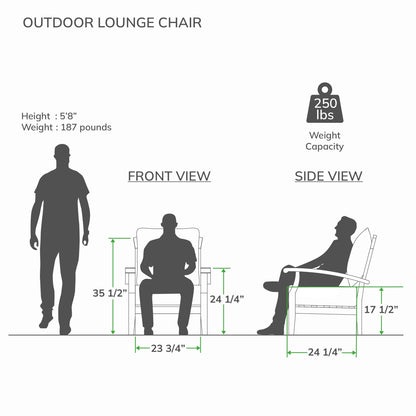 Set da conversazione per patio in legno di teak Cambridge Casual Leon da 5 pezzi