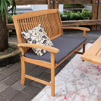 Set da pranzo estensibile per patio Cambridge Casual Leon in teak da 6 pezzi