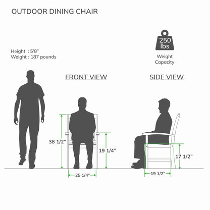 Set da pranzo estensibile per patio Cambridge Casual Leon in teak da 6 pezzi