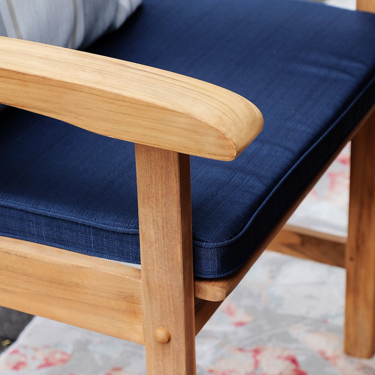 Set da pranzo estensibile per patio Cambridge Casual Leon in teak da 6 pezzi