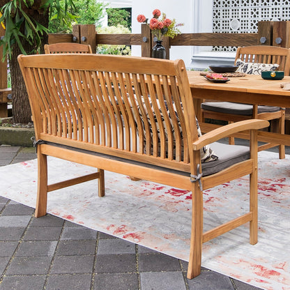 Set da pranzo estensibile per patio Cambridge Casual Leon in teak da 6 pezzi