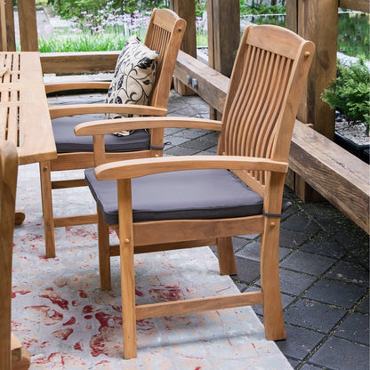 Set da pranzo estensibile per patio Cambridge Casual Leon in teak da 6 pezzi
