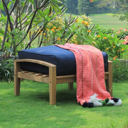 Set da conversazione per patio in teak Cambridge Casual Leon da 7 pezzi