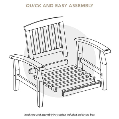 Set da conversazione per patio in teak Cambridge Casual Leon da 7 pezzi