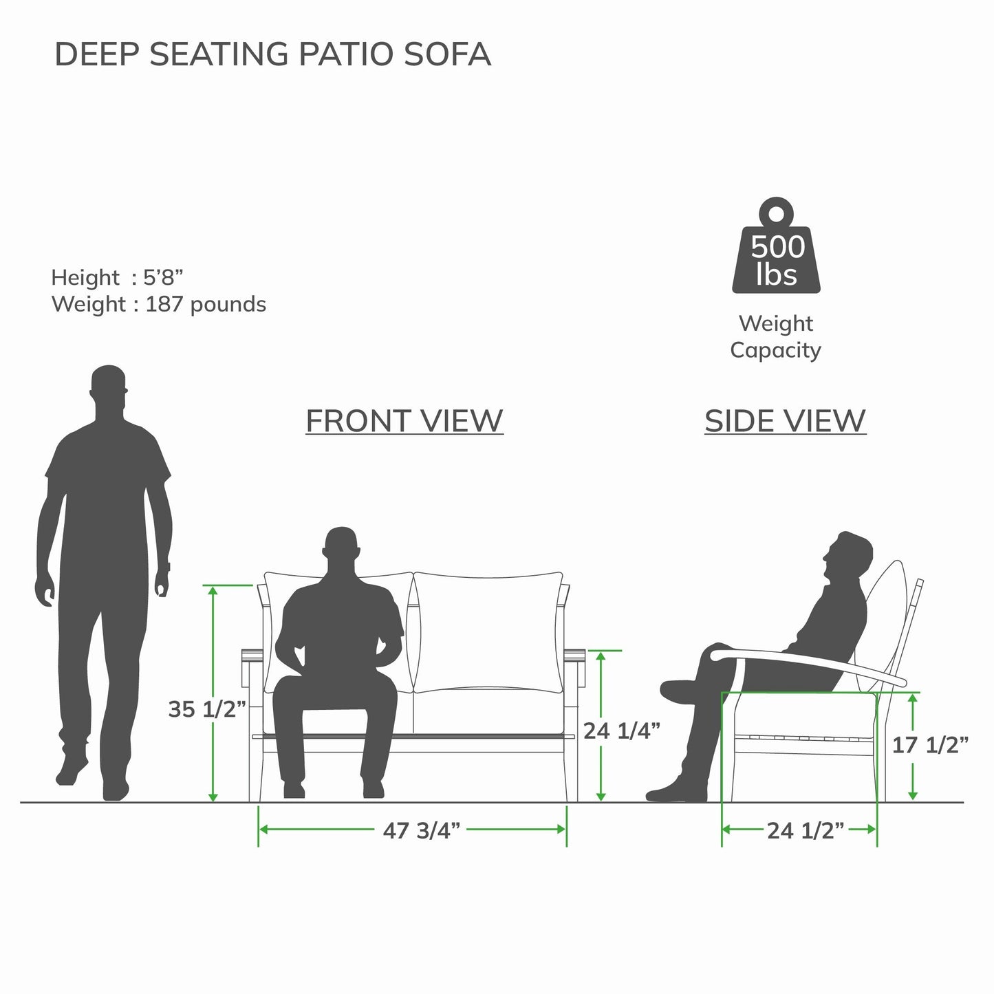 Set da conversazione per patio in teak Cambridge Casual Leon da 7 pezzi