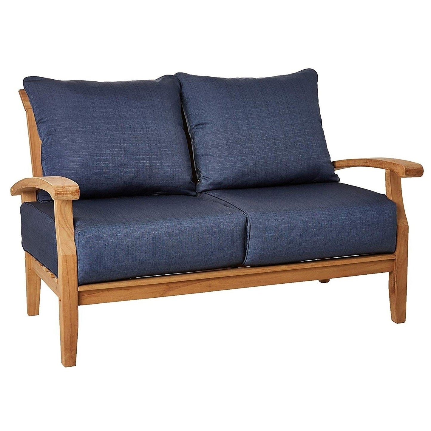 Set da conversazione per patio in teak Cambridge Casual Leon da 7 pezzi