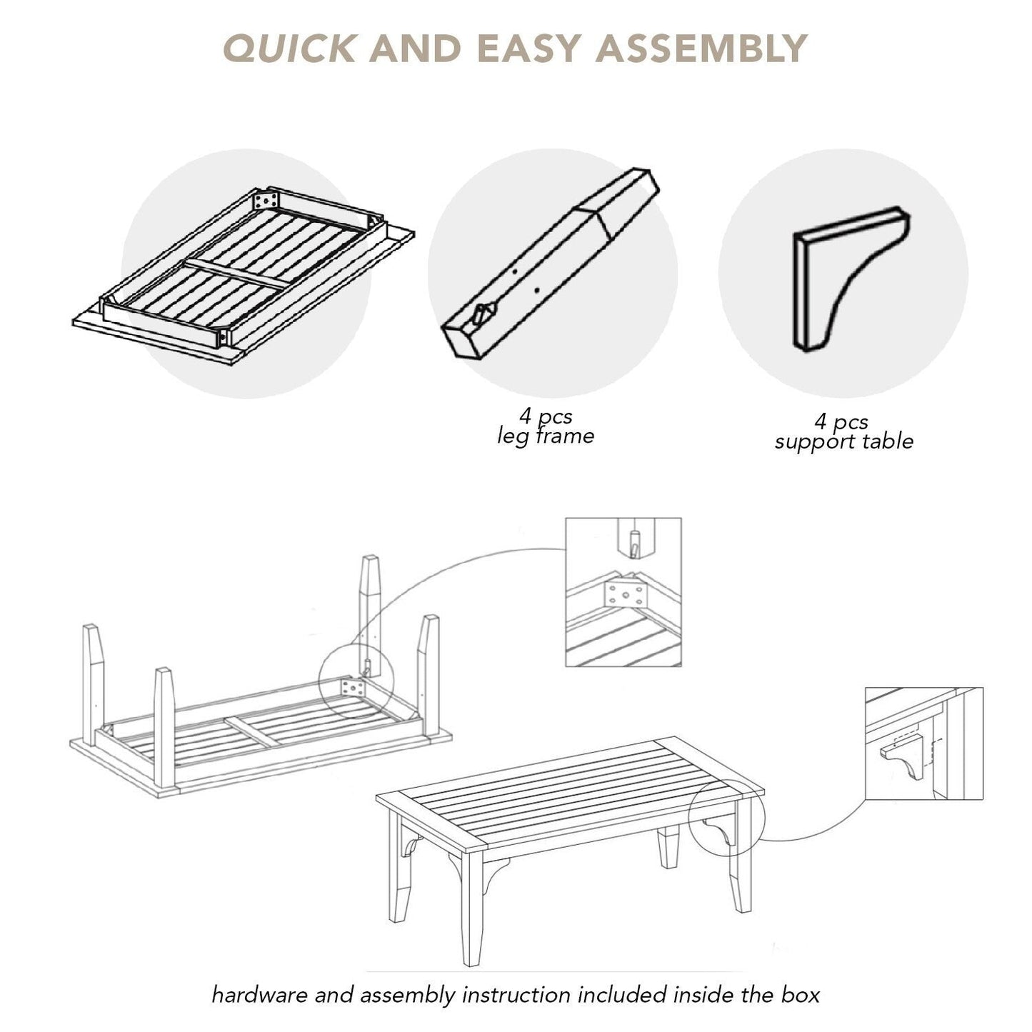 Set da conversazione per patio in teak Cambridge Casual Leon da 7 pezzi