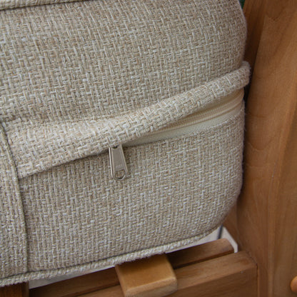 Set da conversazione per patio in teak Cambridge Casual Leon da 7 pezzi