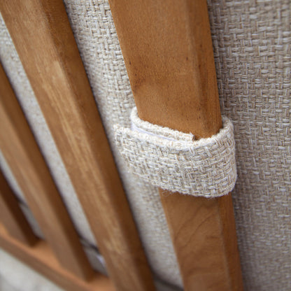 Set da conversazione per patio in teak Cambridge Casual Leon da 7 pezzi