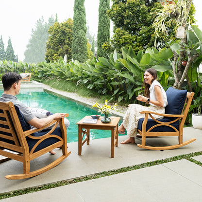 Set da salotto da giardino Cambridge Casual Lowell in teak, 3 pezzi