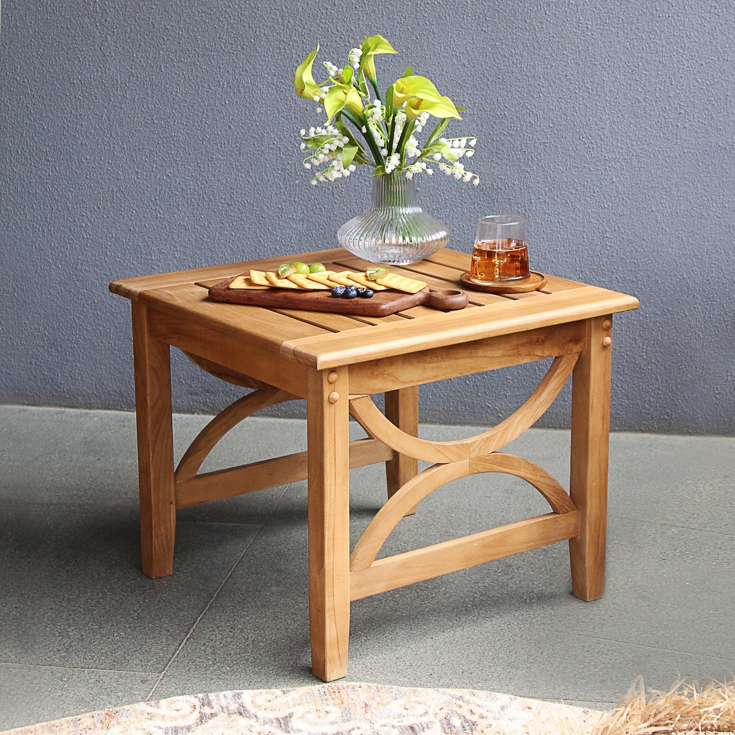 Set da salotto da giardino Cambridge Casual Lowell in teak, 3 pezzi