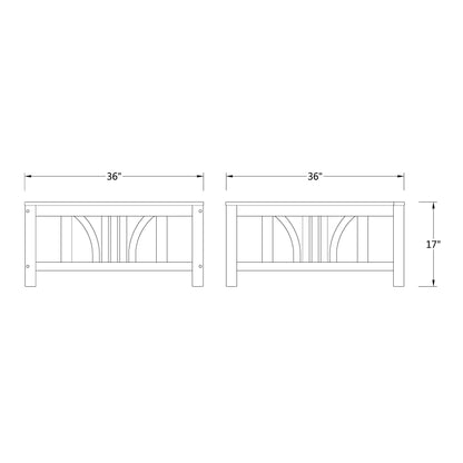 Set da giardino componibile Cambridge Casual Lowell in teak da 8 pezzi con cuscino