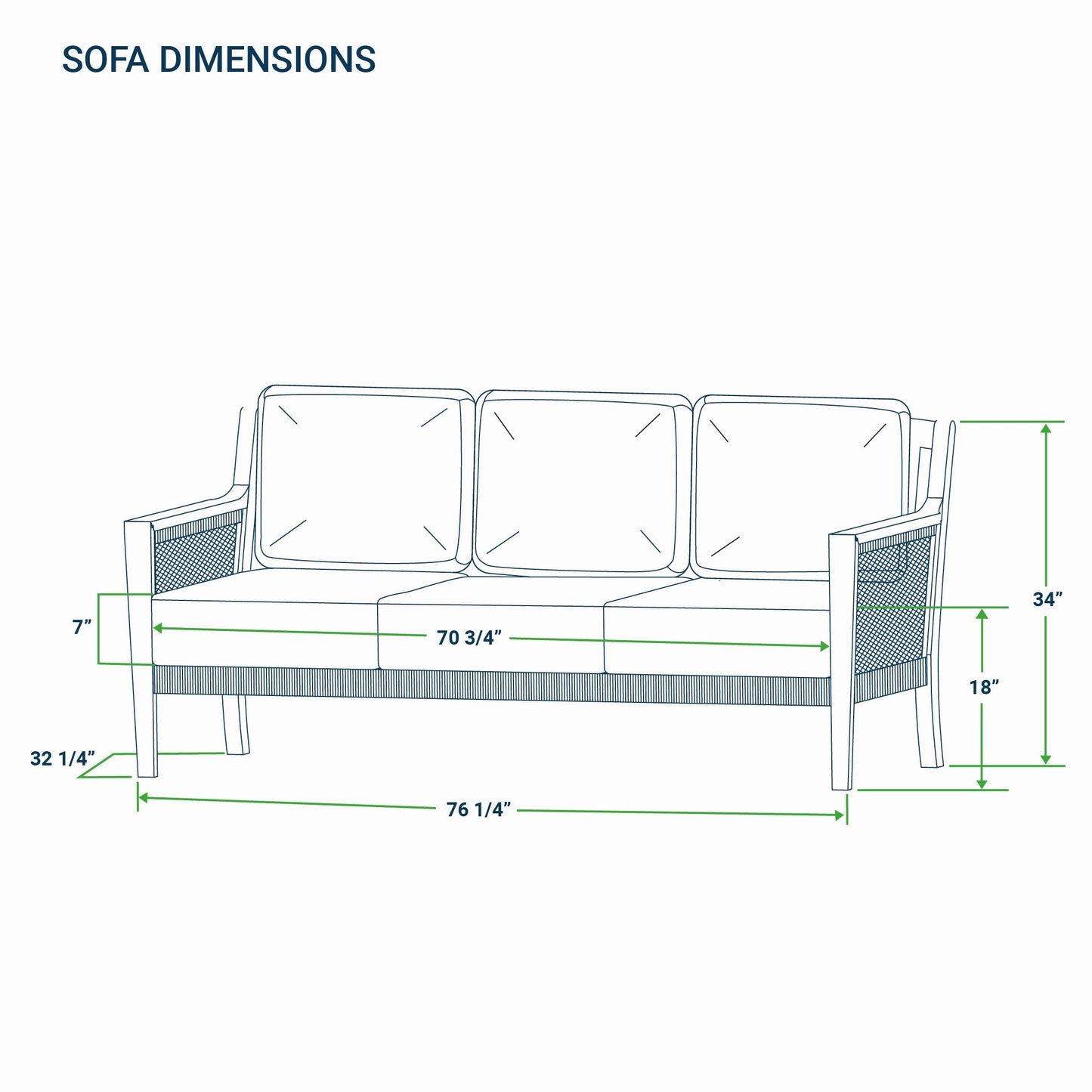 Set da conversazione per esterni Cambridge Casual Nassau in legno di teak, 4 pezzi