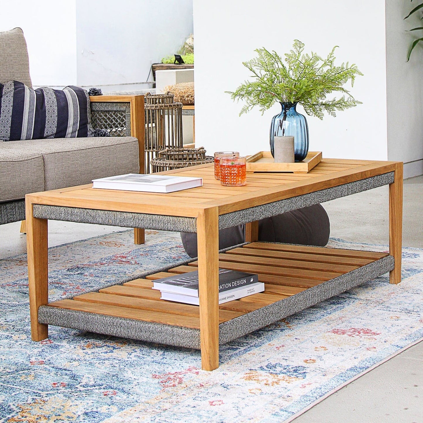 Set da conversazione per esterni Cambridge Casual Nassau in legno di teak, 4 pezzi